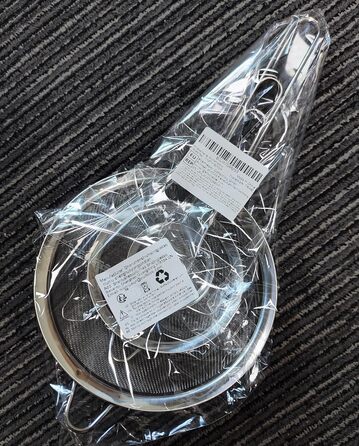 Набір кухонних сит з нержавіючої сталі, 3 шт (7/12/18 см), з посиленим руків'ям, дрібний сито, для випічки, приготування їжі, просіювання, соку