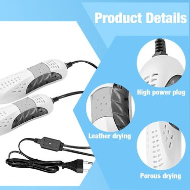 Електричний сушильник для взуття: портативний сушильник, сушильник для чобіт, сушильник для гірськолижних черевиків, для взуття, тепле взуття