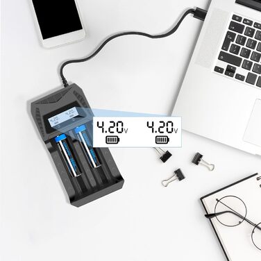 Зарядний пристрій для акумуляторів 18650 з LCD дисплеєм, 12 слотів, універсальний, швидка зарядка для 26650, 16340, 14500, 18350, 18500 AA AAA (тільки зарядний пристрій)