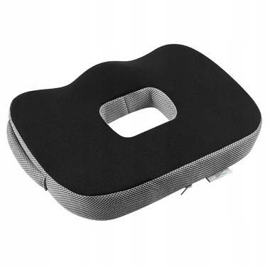 Ортопедична подушка для сидіння з отвором Medi Sleep, 45 x 35 x 7 см
