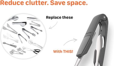 Featured on Shark Tank – transform utensils into a versatile multi-tool (er-Pack, black) (1)