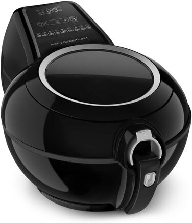 Аерофритюрниця Tefal ActiFry Genius XL 2в1, 1,7 кг, 9 програм, для 8 осіб, з мішалкою, без олії, чорна