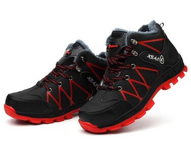 Черевики робочі зимові S3 з металевим капами, водонепроникні, чорні (39 EU)