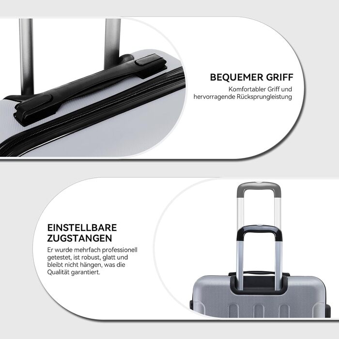 Чемодан Beibye з жорстким корпусом, великий/середній/малий, 14 кольорів, ручна поклажа (55 см), великий (76 см)