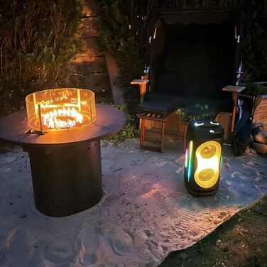 Reflexion PS09BT Bluetooth Портативна Акустика для Вечірок, DJ, Караоке, 500 Вт, FM Радіо, LED Ефект, Мікрофон, Вбудований Акумулятор, Чорний