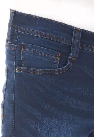 Джинси чоловічі MUSTANG Oregon Slim K - сині, Slim Fit, W28-W40, 33W/34L, середній блакитний денім