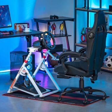 Підставка для керма GTPLAYER для гоночних ігор PS4, Xbox, PC (білий)