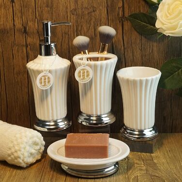 Набір аксесуарів для ванної кімнати CAAHANJIA, чорний набір мильниць, дозатор мила, 2 склянки, мильниця, для дому, 340 мл