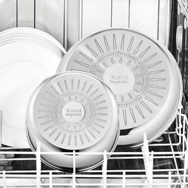 Набір сковорідок Tefal Ingenio Emotion Induction L897S374 (24/28 см), сріблястий