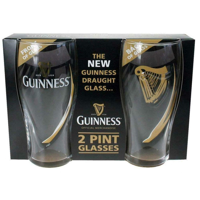 Пивний келих Guinness Logo 0.5л - офіційний мерч, скляний келих для пива