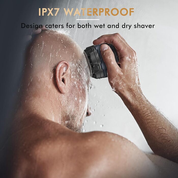 Електричний голчастий стайлер для голови Kibiy з 6 магнітними головками, IPX7 водонепроникний, LED-дисплей, зарядка Type-C, неслизький дизайн