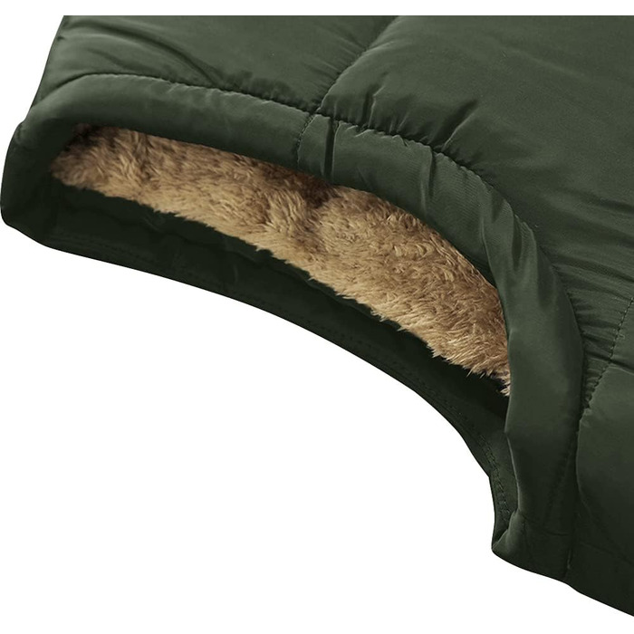 Тепла чоловіча жилетка KEFITEVD на осінь-зиму: терможилетка, жилетка для полювання, безрукавка, флісова жилетка, робоча жилетка, розмір XXL, темно-оливковий колір