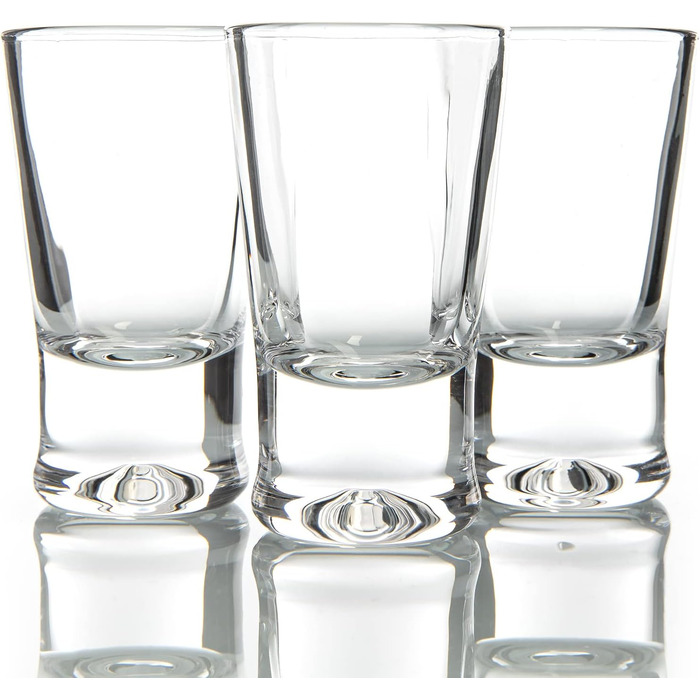 BigDean 48er Shot Glass Set - 2cl - robust + high-quality shot glasses made of glass - dishwasher-safe, food-grade - stable and prevents tipping