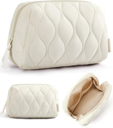 Сумка для косметики BAGSMART: органайзер для макіяжу, туалетні аксесуари, подорожі, бежевий