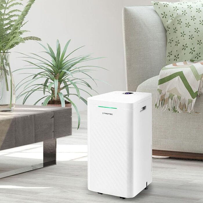 Зволожувач повітря та очищувач Trotec TTK 27 HEPA – 10 л/24 год, HEPA-фільтр H13, гігростат, LED-індикатор якості повітря, таймер