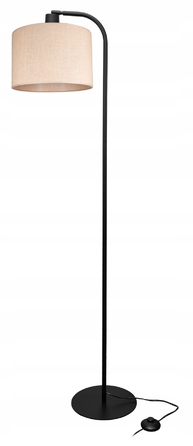 Підлогова лампа Glimex Modern E27 60 Вт, бежевий, коричневий, чорний