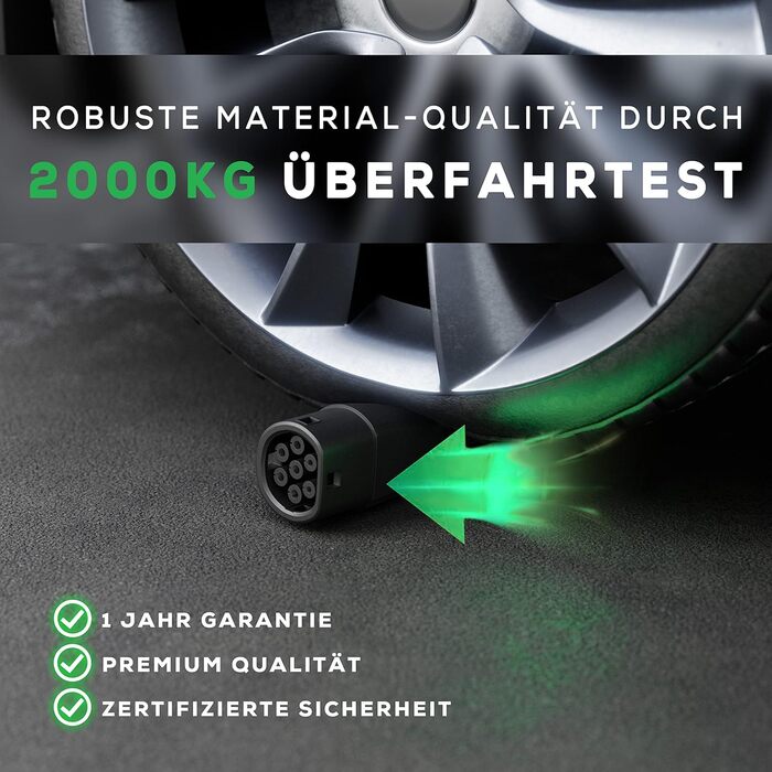 SPARK-E Wallbox зарядний кабель Type 2 11 кВт для електромобілів - 7 м, 16A3P, 11 кВт