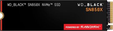 SSD WD_BLACK SN850X 4TB NVMe PCIe Gen4 - ігровий накопичувач, 7300 МБ/с, 6300 МБ/с