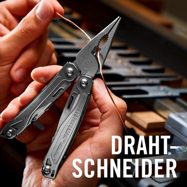 Leatherman Wingman Multi-Tool - 14 Tools for Every Situation - Stainless Steel, with Nylon Holster (SIDEKICK Box)