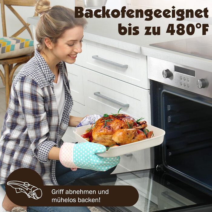 Набір посуду YASHE 21 предмет: каструлі та сковорідки з антипригарним покриттям, знімні ручки, скляні кришки, індукційне дно, термостійкий, білий