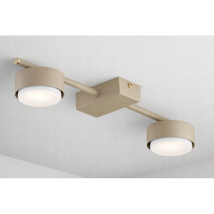 Підвісна люстра Elko-Lighting Mono Ecru 2 точки світла GX53