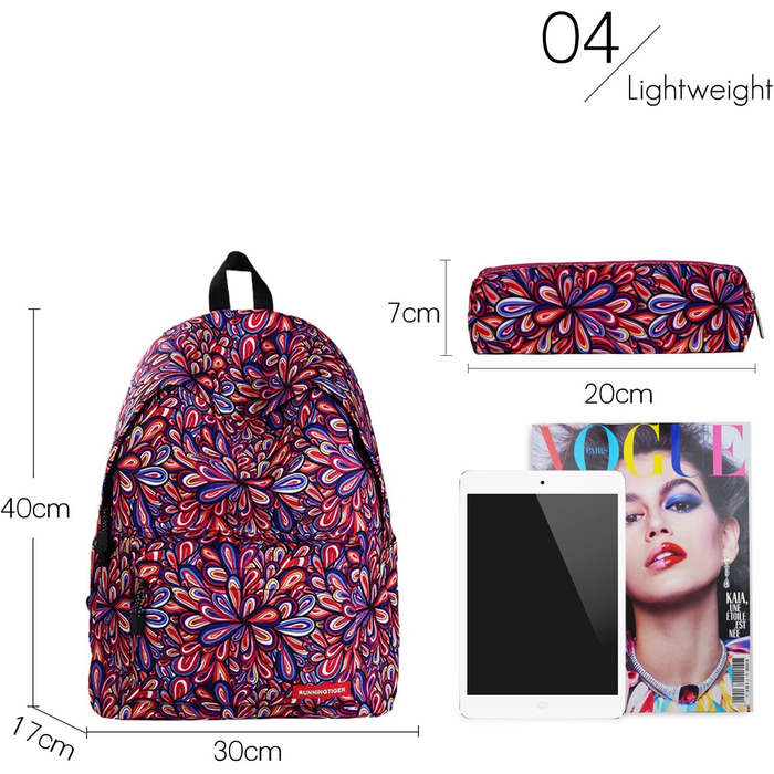 Шкільний рюкзак FANDARE Galaxy для хлопчиків та дівчаток з пеналом, 14