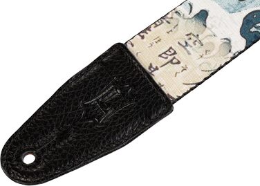 Гітарний ремінь Levy's Leathers Eastern Harmony Series з дизайном Koi Fish | Ширина 5 см | Поліестер