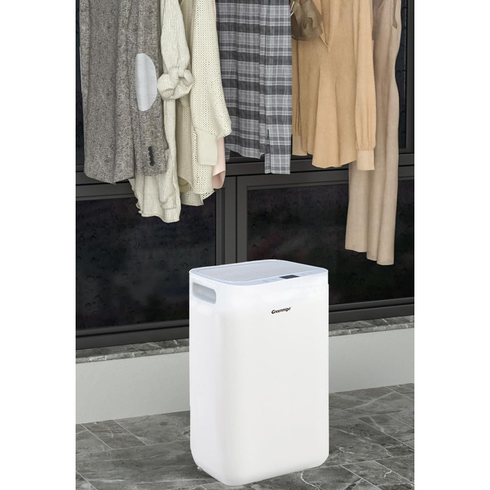 Зволожувач повітря Greenmigo 13л/24г: Електричний, для дому, 50м², від вологи та плісняви