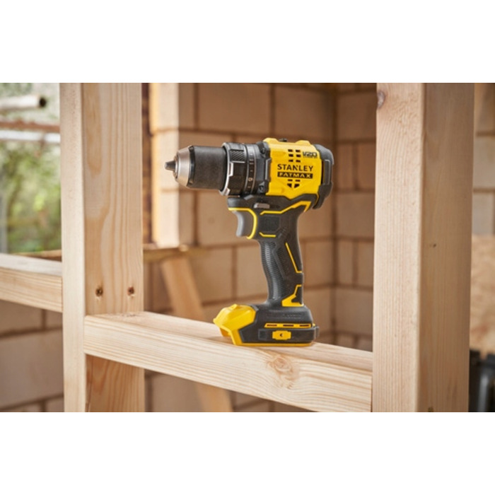 Дриль-шурупокрут без удару STANLEY 60Нм, 2 x 2.0Аг, TSTAK
