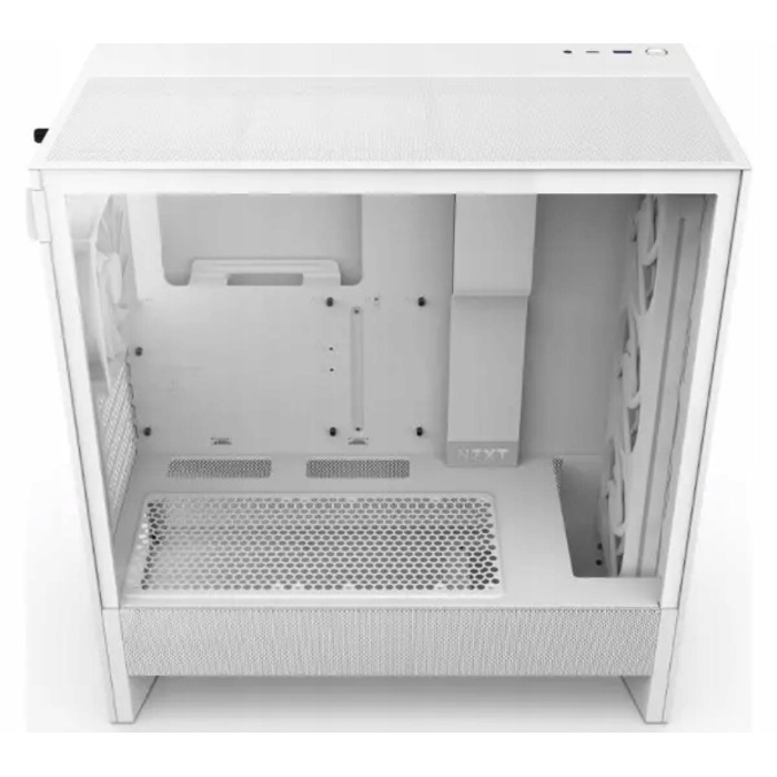 Корпус NZXT H5 Flow RGB Midi Tower, білий