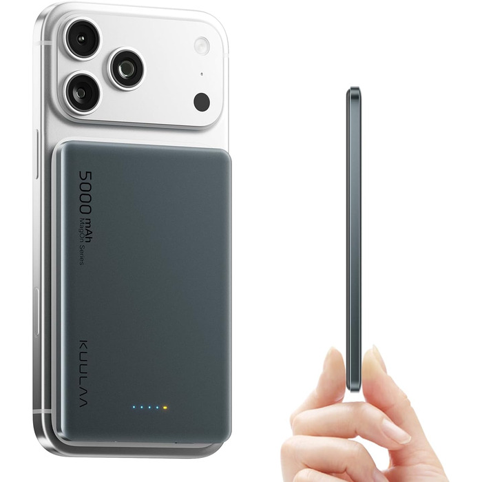 Power Bank Magsafe Ultra Slim 5000mAh 20W Gray - Бездротовий акумулятор для iPhone