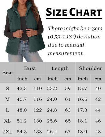 Жіноча тепла зимова жилетка FEOYA з коміром-стійкою, короткий фасон, степкова жилетка з пухозаповнювачем, без рукавів, для переходу між сезонами, тепла, зелена (M)