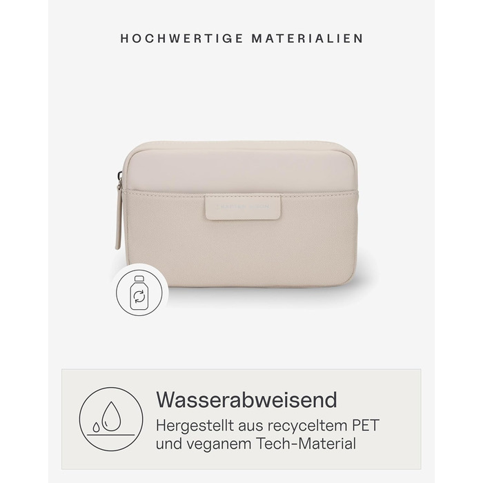 Kapten & Son Bauchtasche Bergen: сумка на пояс, кросбоді для жінок та чоловіків, 0.8 л, м'ятний колір, ідеальна для подорожей та міста