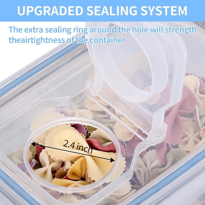 Набір контейнерів для їжі 10 шт. по 1 л, BPA-free, герметичні, для заморожування та зберігання продуктів
