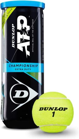 Тенісні м'ячі Dunlop ATP Championship (12 шт. у банці V21)