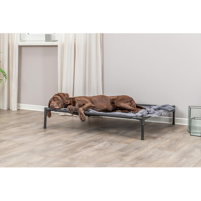 Водонепроникний собачий будиночок TRIXIE Cottage з регульованим дахом, розмір S–M (71×77×76 см), коричневий/сірий