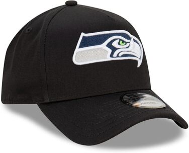 Кепка New Era NFL Seattle Seahawks 9Forty A-Frame чорна, оригінальна бейсболка