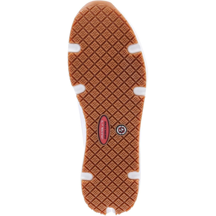 Черевики Skechers UNO SR для жінок, робочі кросівки, білі, синтетика (35.5 EU)