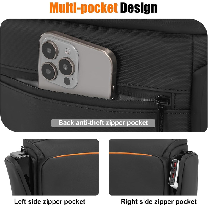 Чохол для камери Cwatcun: сумісний з Canon, Nikon, Sony (LR/DLR), водонепроникний, компактний, чорний (3.0, L)