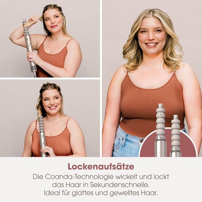 Фен Shark FlexStyle Multi з насадками для укладання, випрямлення та створення локонів, 5 в 1, Stardust. Без пошкодження волосся, для всіх типів.