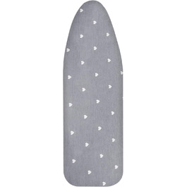 Чохол для гладильної дошки універсальний, 125x46 см, бавовна, з гумкою, підходить для парових станцій та прасок