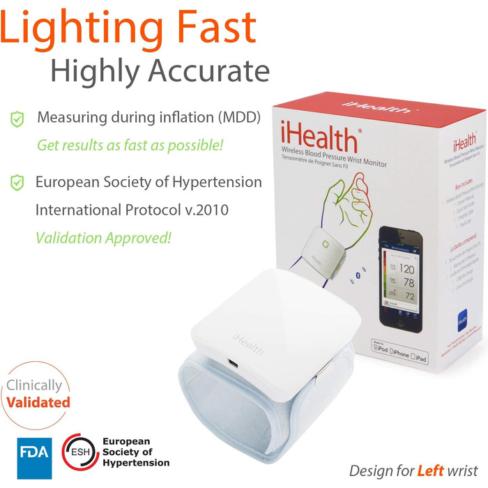 iHealth SENSE BP7 - Бездротовий тонометр на зап'ясті