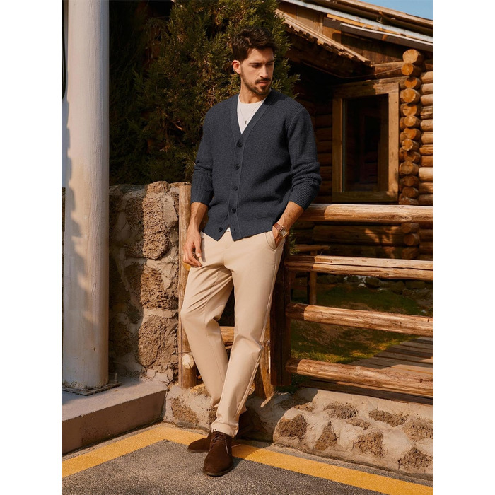 Чоловічий кардиган PJ PAUL JONES з в'язаним візерунком 