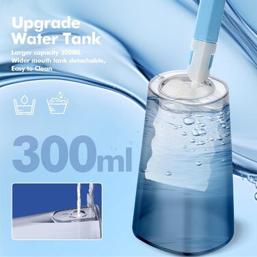 Електричний ірigator Munddusche бездротовий, 5 режимів, 6 насадок, 300 мл, водонепроникний IPX7, для дому та подорожей