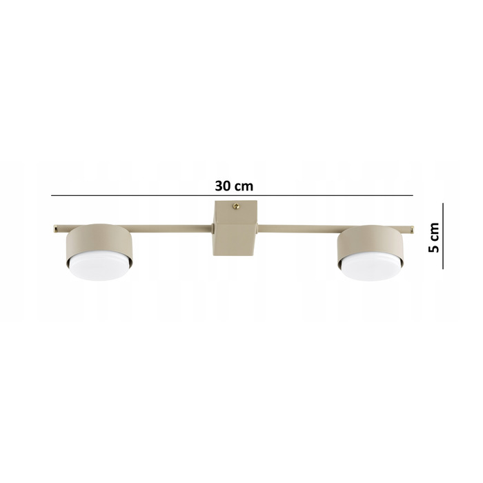 Підвісна люстра Elko-Lighting Mono Ecru 2 точки світла GX53