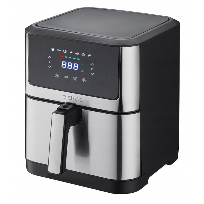 Аерофритюрниця Heelly XXL 8л, 1800 Вт — безмасляна фритюрниця великого об'єму