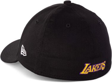 Кепка New Era 39THIRTY Limited Edition NFL NBA MLB (Лос-Анджелес Лейкерс, чорна V2, M-L)