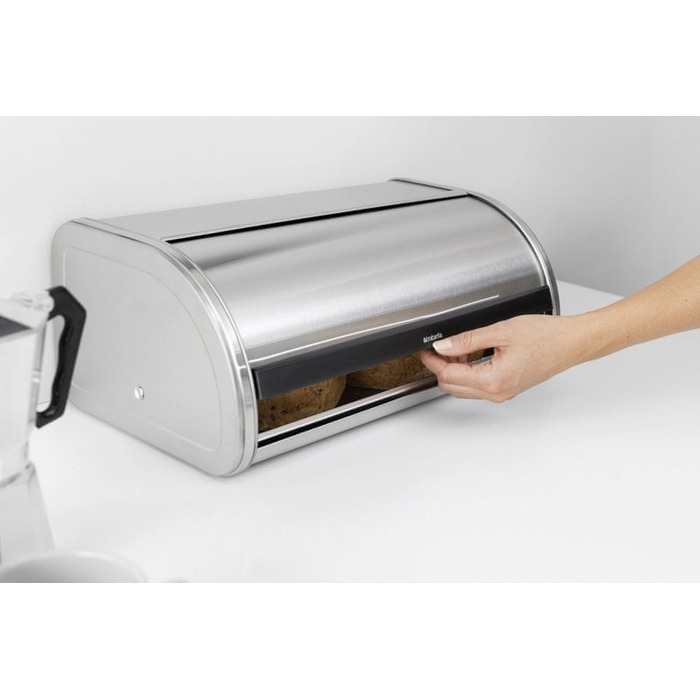 Контейнер для хліба Brabantia, односекційний, сірий сталевий