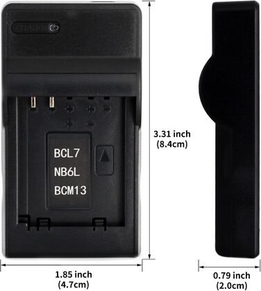 Зарядний пристрій USB Norifon DMW-BCM13 для камер Panasonic Lumix (DMC-TZ55, TZ60, TZ61, FT5, TS5, TZ70, ZS40, ZS50)