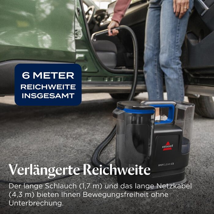 Портативний мийник для килимів Bissell SpotClean C5 - для дому, авто, човнів та диванів